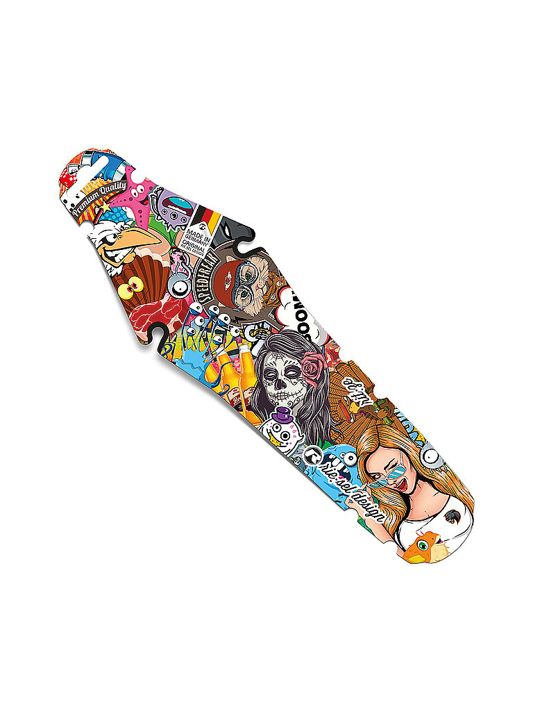 RIESEL DESIGN Mudguard rit:ze Stickerbomb bunt